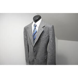 Kuppenheimer Tweed Vintage Wool Blazer Sports Jacket MADE IN USA Mens Sz 44 L